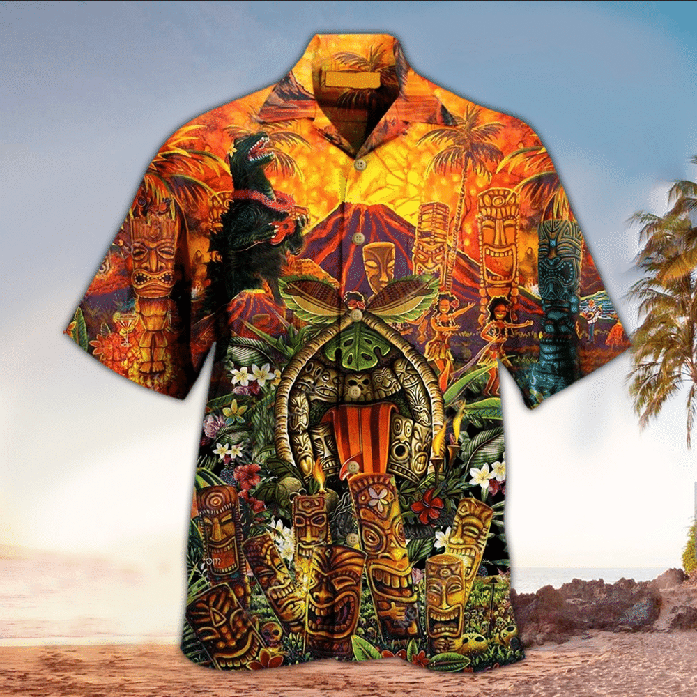 Tiki Aloha Shirt Perfect Hawaiian Shirt For Tiki Lover Shirt For Men and Women