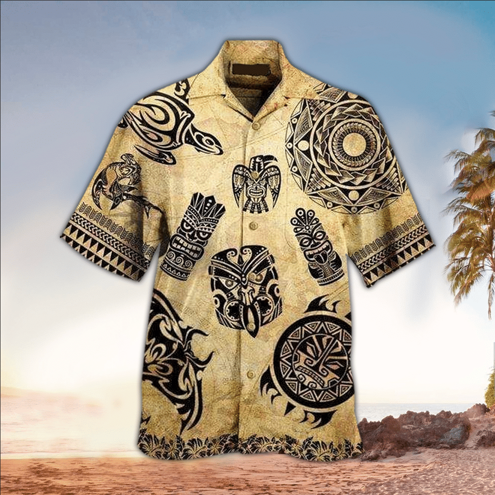 Tiki Apparel Tiki Button Up Shirt For Men and Women