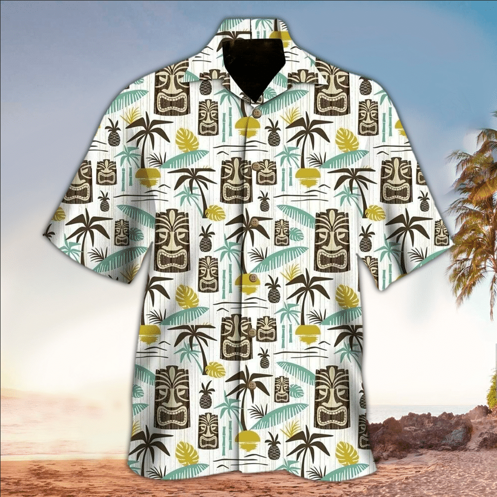 Tiki Hawaiian Shirt Perfect Gift Ideas For Tiki Lover Shirt For Men and Women