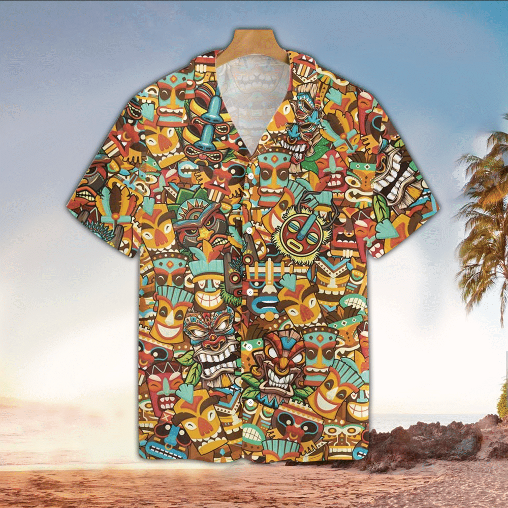 Tiki Hawaiian Shirt Perfect Gift Ideas For Tiki Lover Shirt For Men and Women