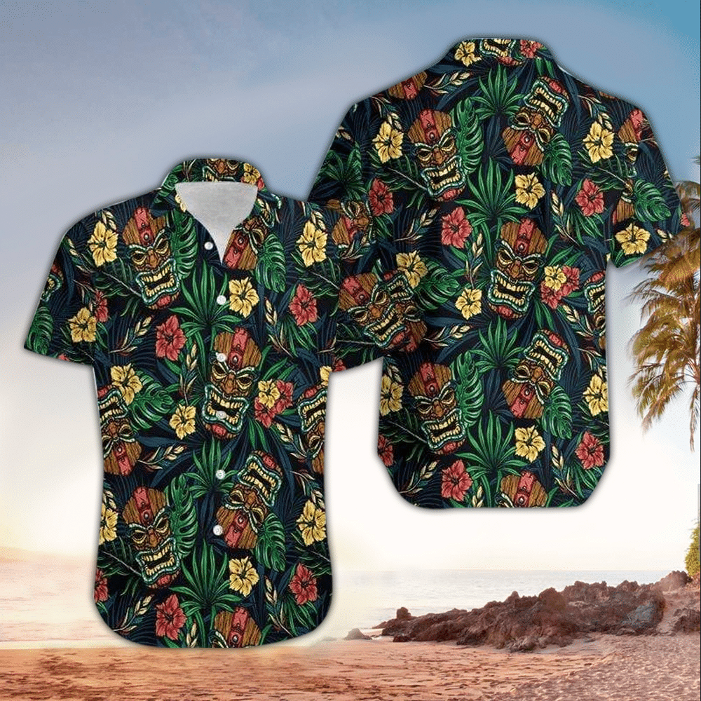 Tiki Hawaiian Shirt Perfect Tiki Clothing Shirt For Men and Women