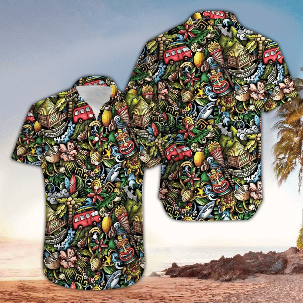 Tiki Hawaiian Shirt Tiki Lover Gifts Shirt For Men and Women