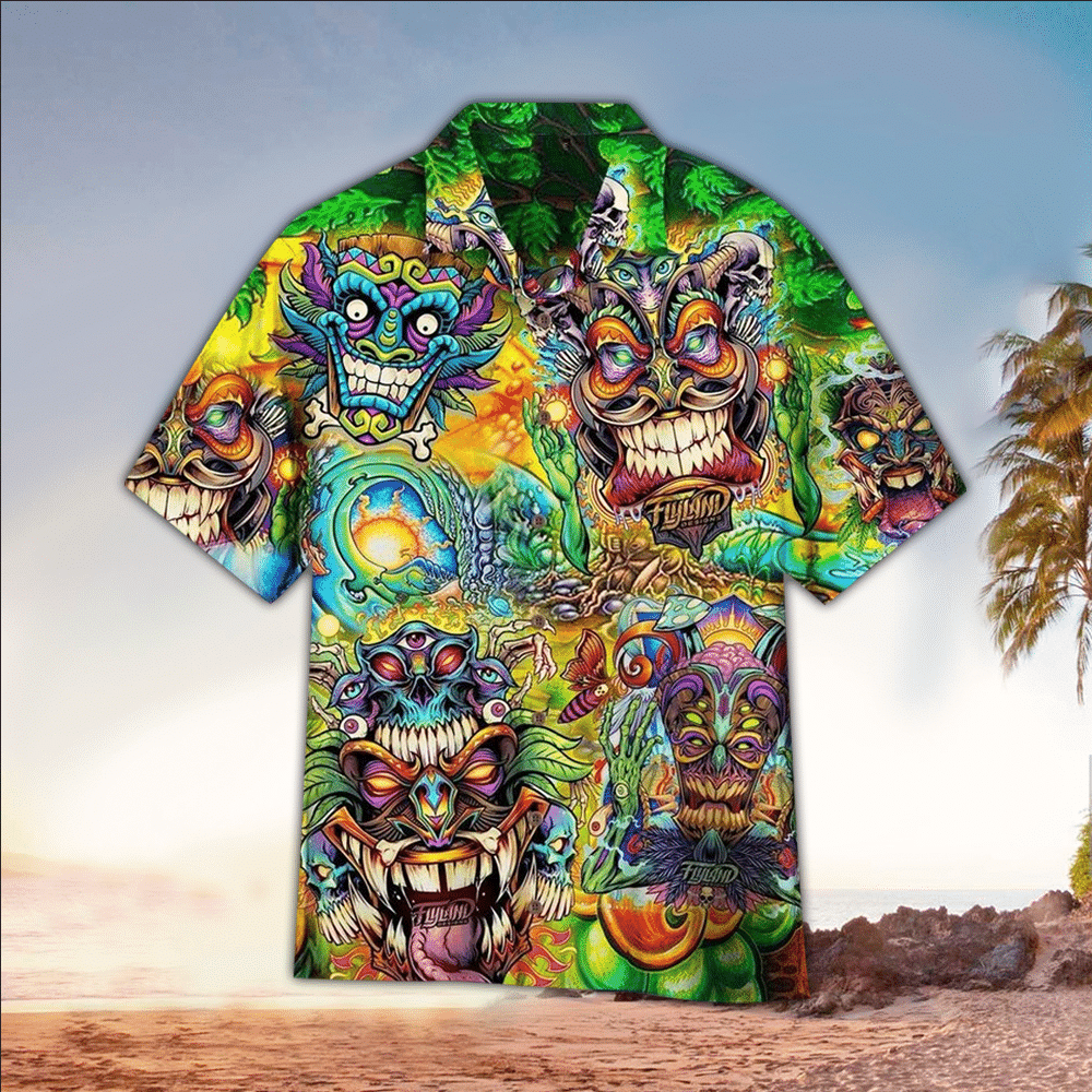 Tiki Shirt Hawaiian Shirt For Tiki Lovers Shirt For Men and Women