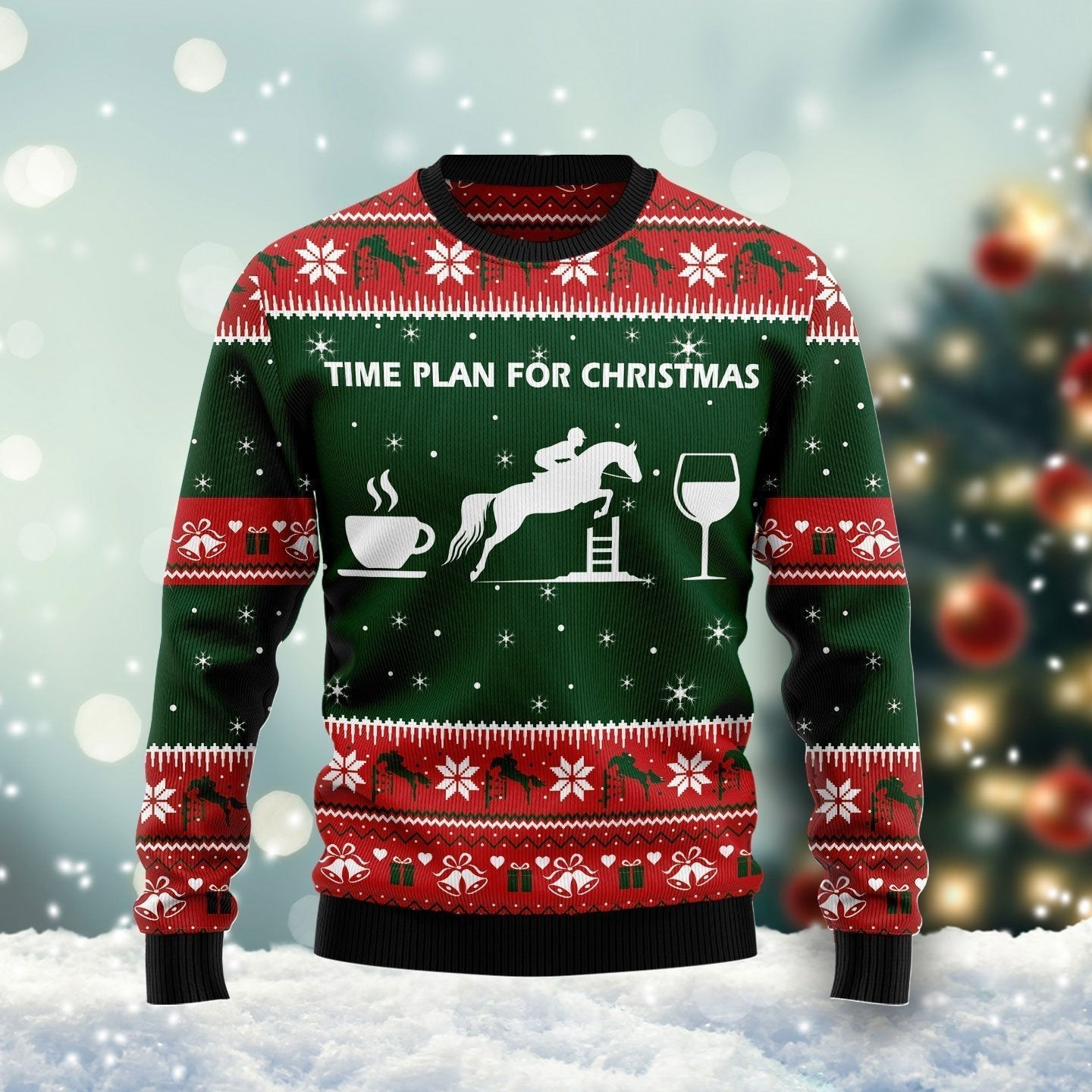 Time Plan For Christmas Ugly Christmas Sweater Ugly Sweater For Men Women