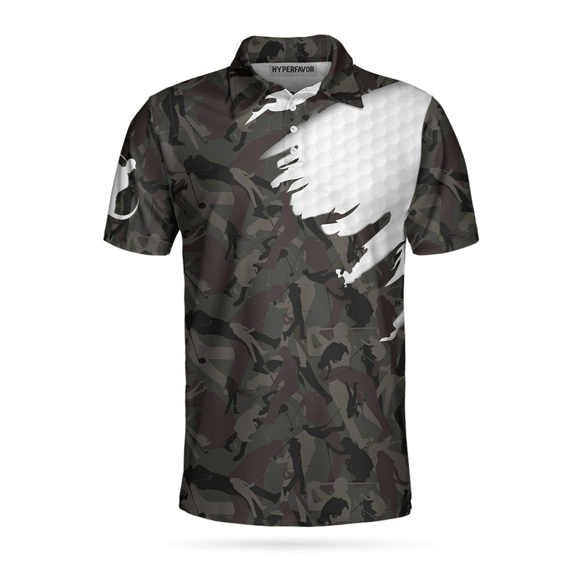 Time Spent On Golf Course Polo Shirt Camouflage Golf Shirt With Sayings Best Golf Shirts Short Sleeve Polo For Men