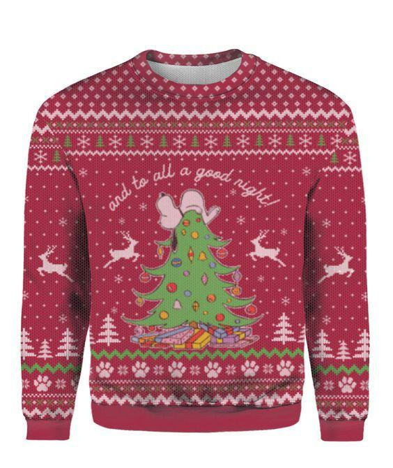 To All A Good Night Ugly Christmas Sweater Ugly Sweater For Men Women