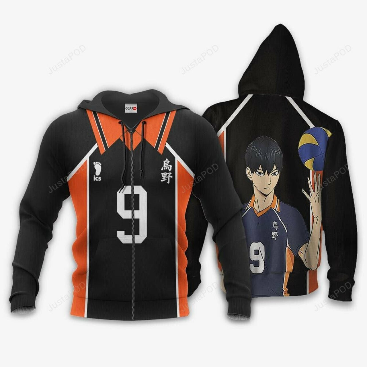 Tobio Kageyama Karasuno 3d All Over Print Hoodie