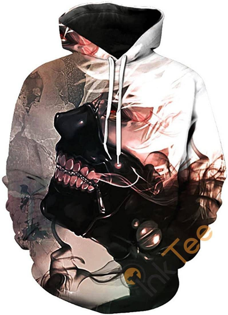 Tokyo Ghoul Print Pullover With Front Pocket Sku92 Hoodie 3D All Over Print