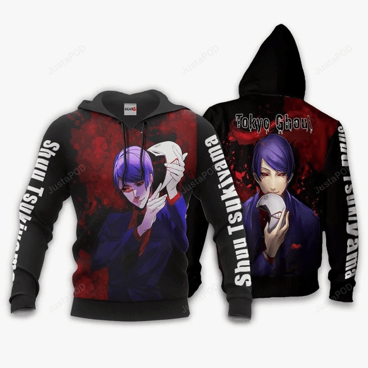 Tokyo Ghoul Shuu Tsukiyama Anime 3d All Over Print Hoodie