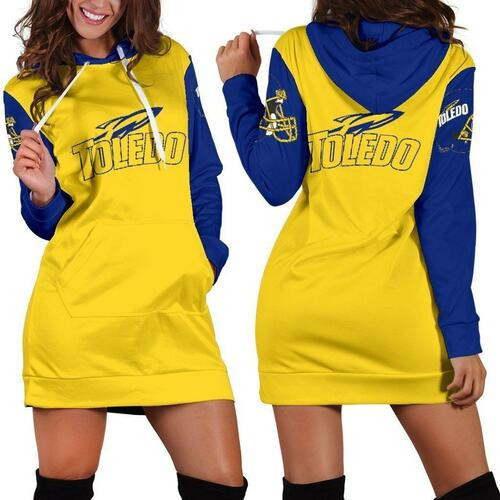 Toledo Rockets Hoodie Dress Sweater Dress Sweatshirt Dress 3d All Over Print For Women Hoodie