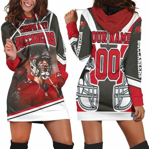 Tom Brady 12 Nfc South Division Tampa Bay Buccaneers Super Bowl 2021 Personalized Hoodie Dress Sweater Dress Sweatshirt Dress