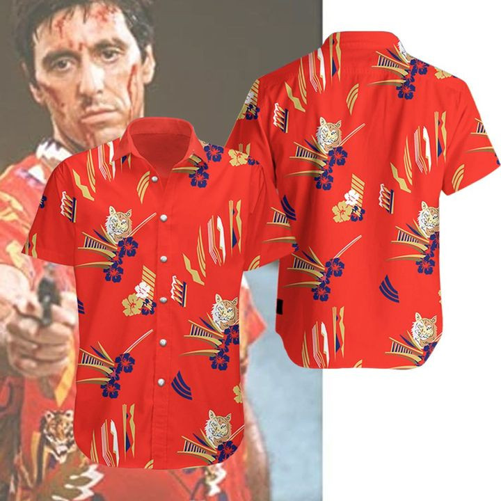 Tony Montana ??Al Pacino in Scarface Hawaiian Shirt