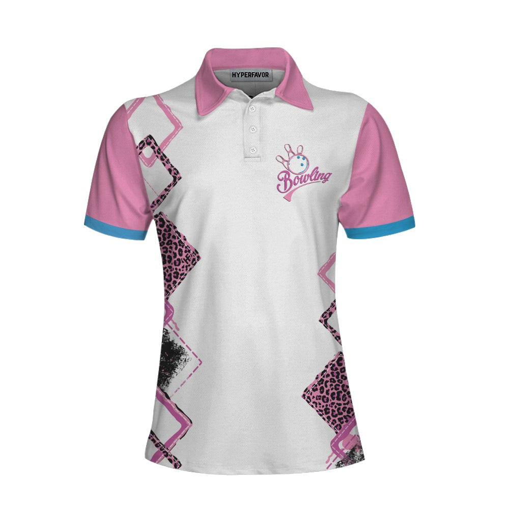 Too Legit To Split Bowling Short Sleeve Women Polo Shirt Bowling Shirt For Ladies