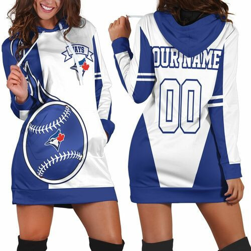 Toronto Blue Jays 3d Hoodie Dress Sweater Dress Sweatshirt Dress