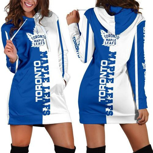 Toronto Maple Leafs Hoodie Dress Sweater Dress Sweatshirt Dress 3d All Over Print For Women Hoodie