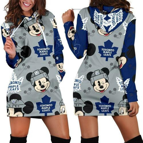 Toronto Maple Leafs Womens Hoodie Dress Sweater Dress Sweatshirt Dress 3d All Over Print For Women Hoodie