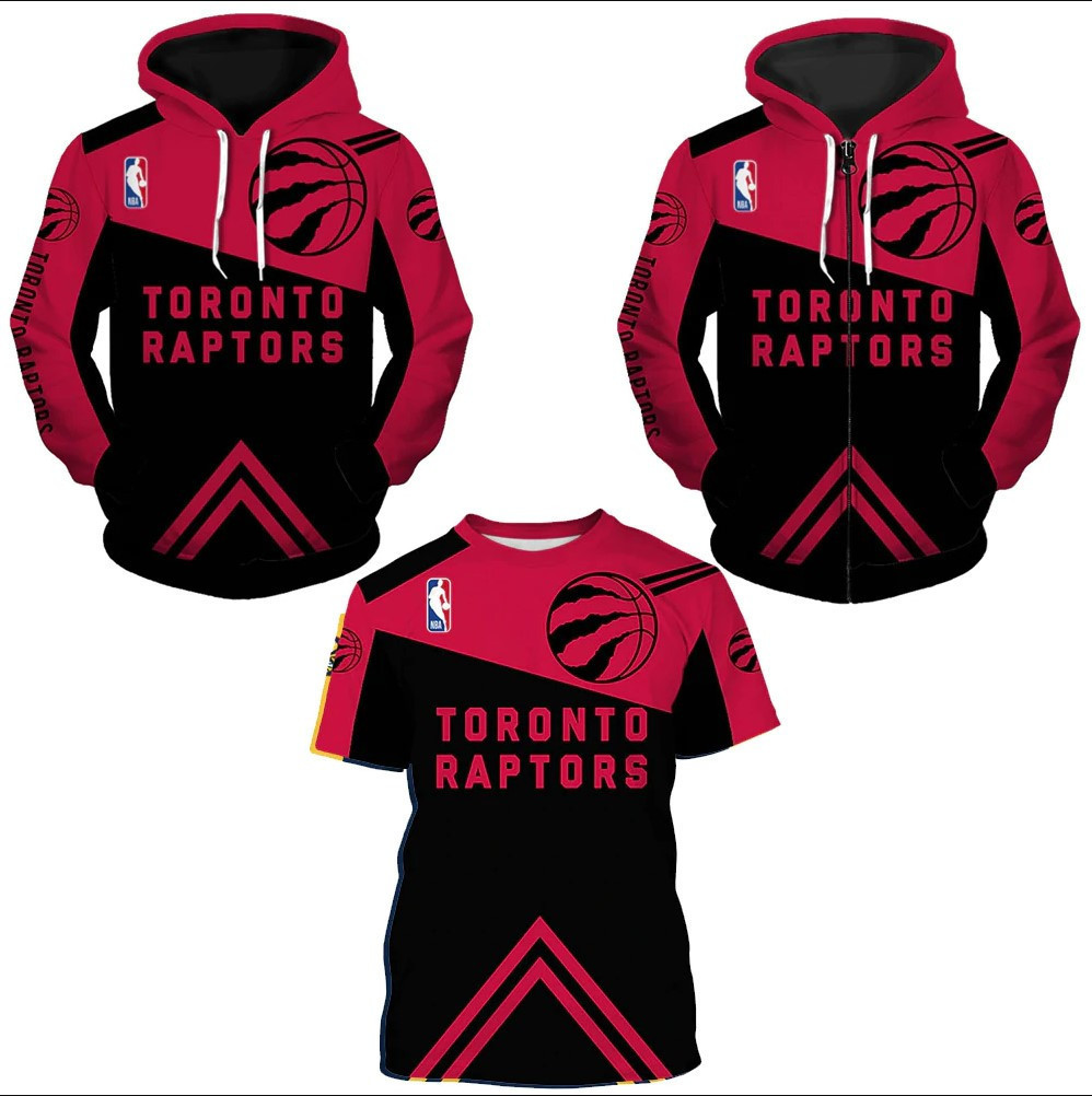 Toronto Raptors Clothing T-Shirt Pullover Zipper Hoodies For Men Women Size S-5XL