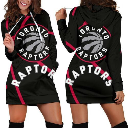 Toronto Raptors Hoodie Dress Sweater Dress Sweatshirt Dress 3d All Over Print For Women Hoodie