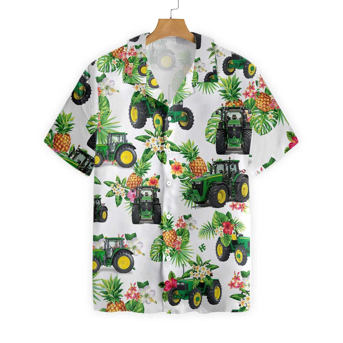 Tractor Floral Hawaiian Shirt