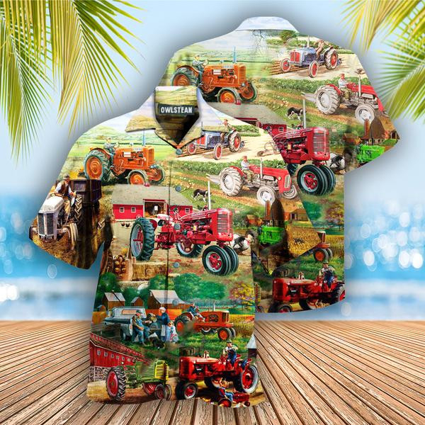 Tractor Life Is Better On Papa's Edition - Hawaiian Shirt - Hawaiian Shirt For Men