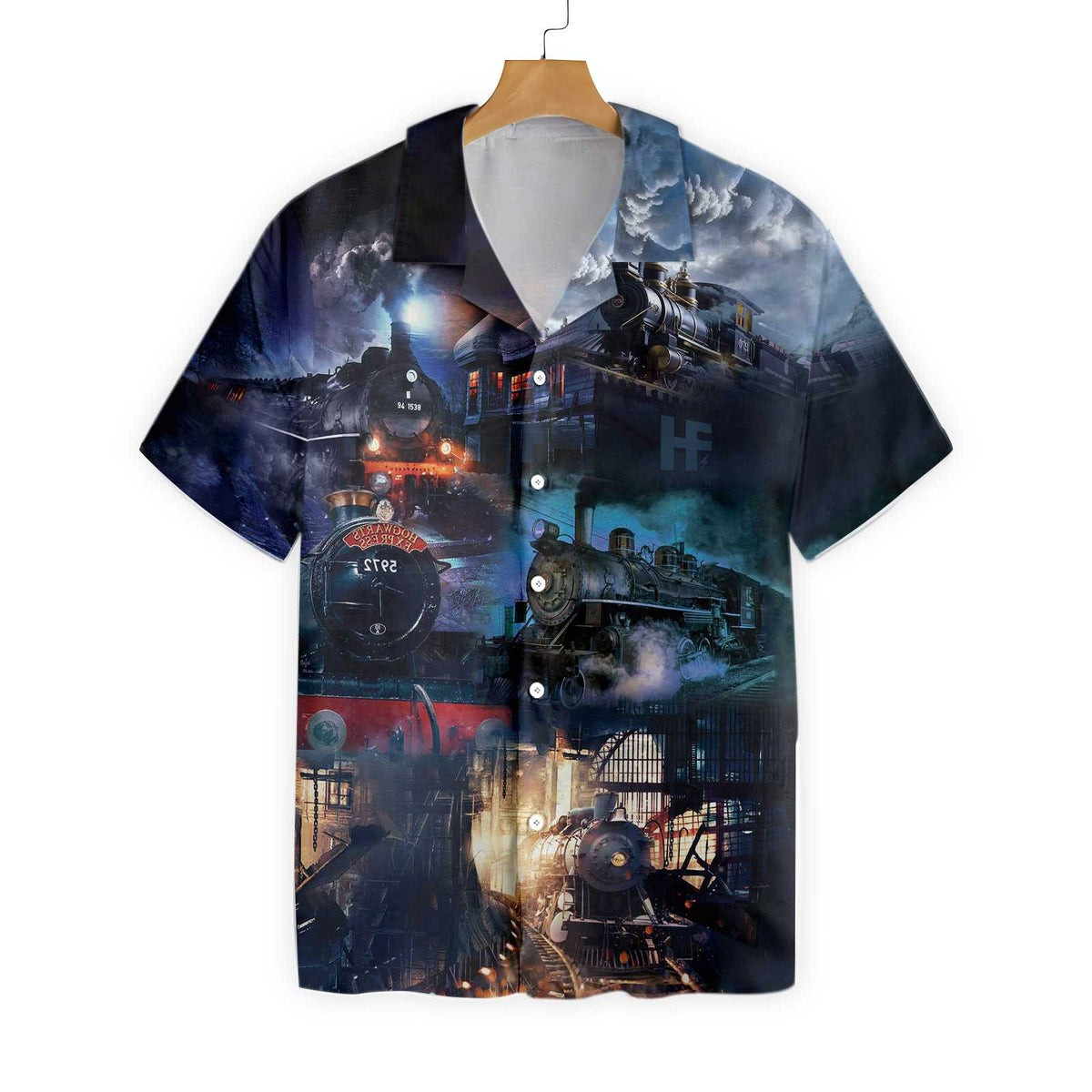 Train Locomotive Hawaiian Shirt