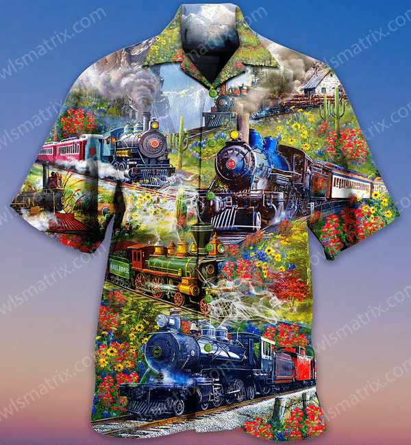 Trains On Spring Hill Limited - Hawaiian Shirt Hawaiian Shirt For Men