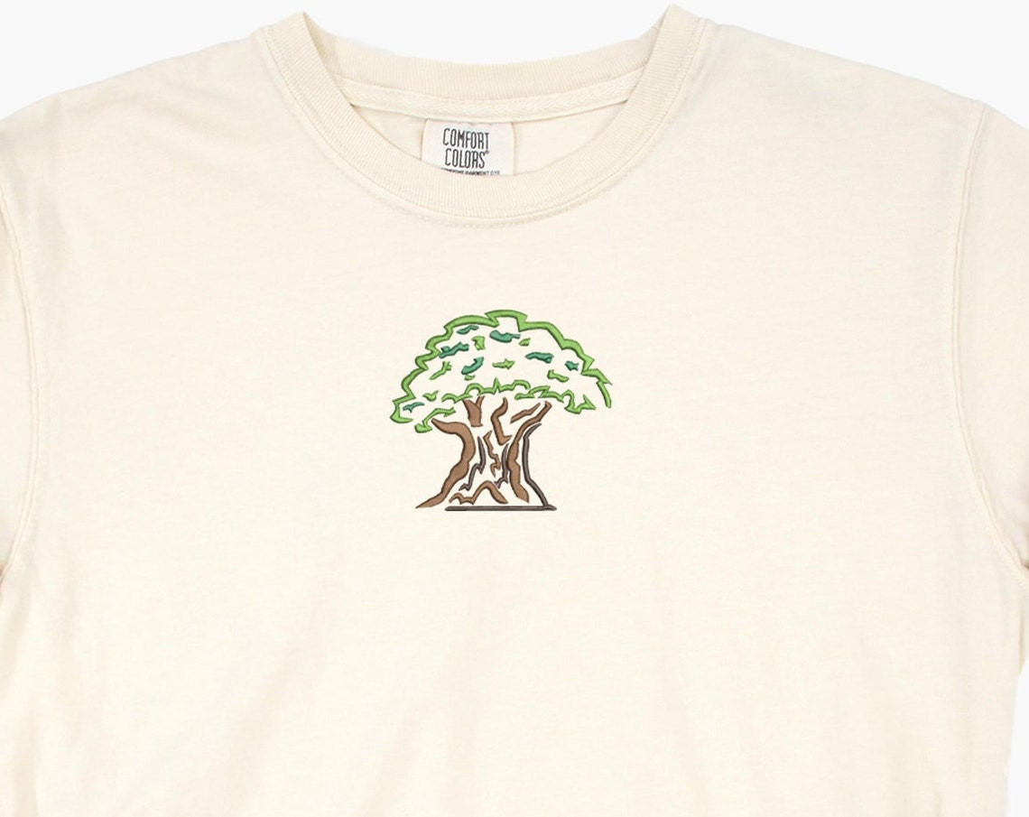 Tree Of Life Embroidered Tshirt Animal Kingom Shirt Tree Of Life T Shirt Animal Shirt Tree Shirt Disney Tshirt Womens Disney Shirt