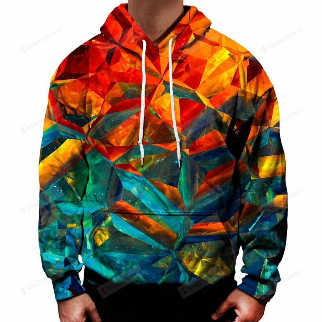 Triangle Trap 3d All Over Printed Hoodie