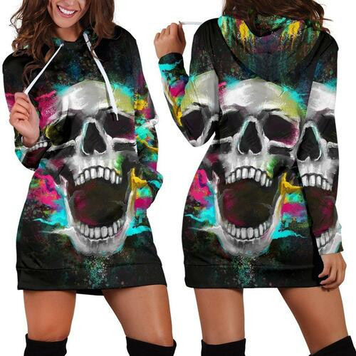 Tribal Scream Hoodie Dress Sweater Dress Sweatshirt Dress 3d All Over Print For Women Hoodie