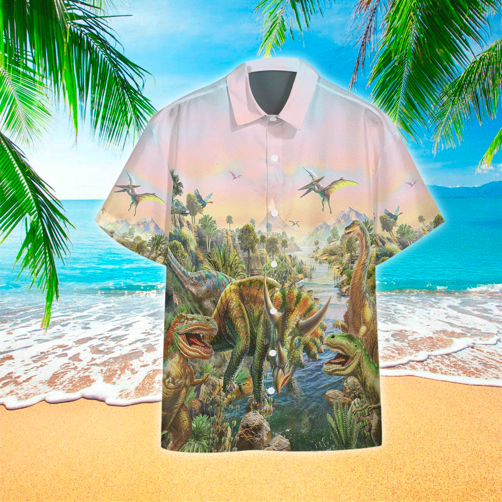 Triceratops Clothing Triceratops Lover Hawaiian Shirts Shirt for Men and Women