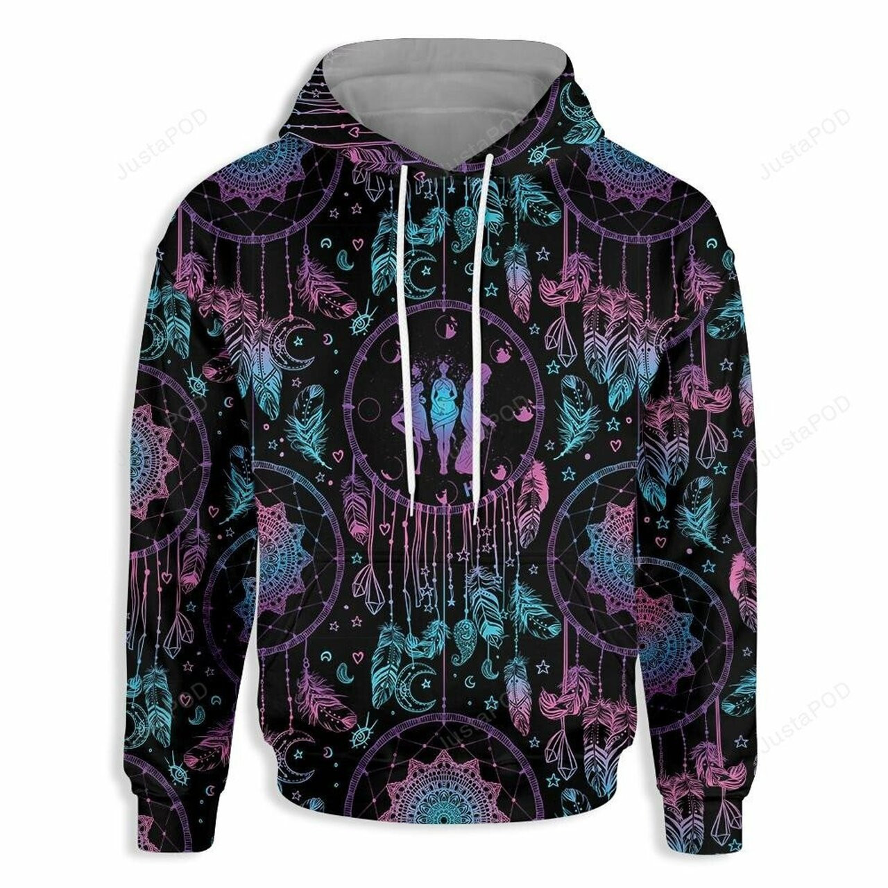 Triple Goddess Dream Catcher Wicca 3d All Over Printed Hoodie