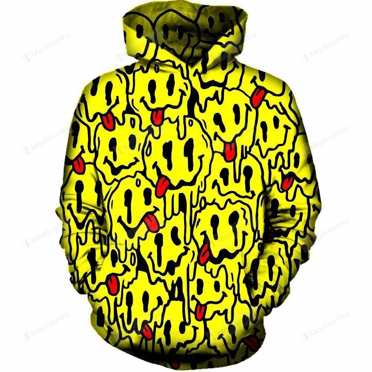 Trippy Emoji 3d All Over Printed Hoodie