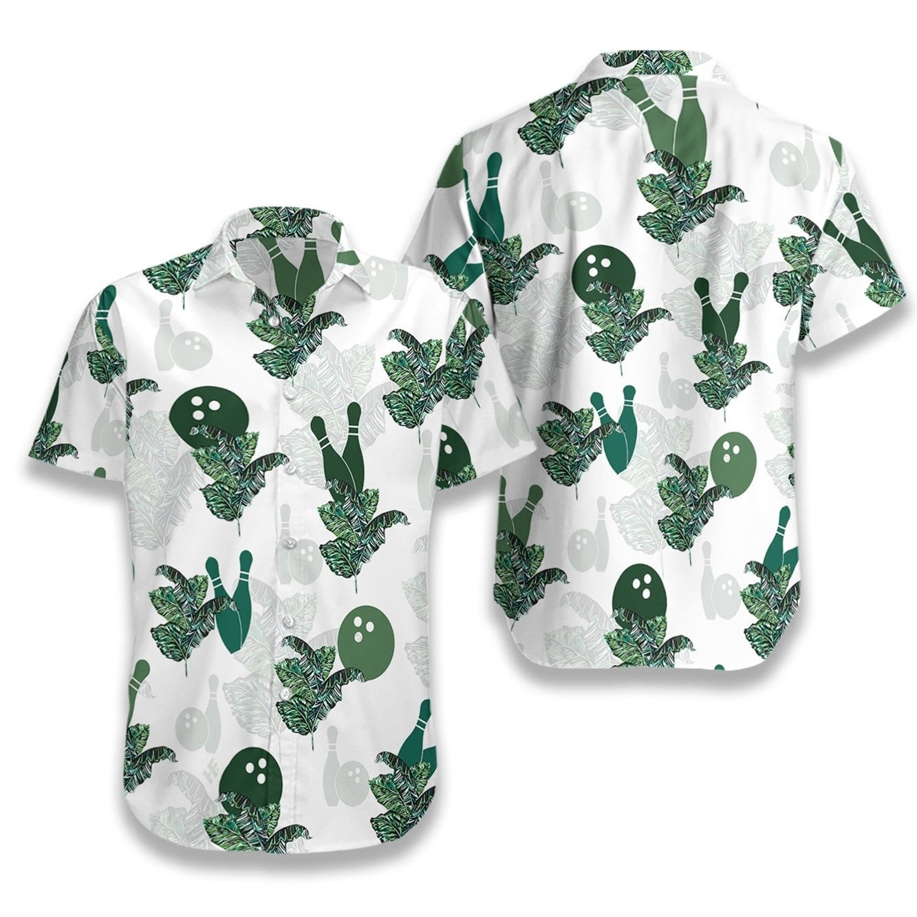 Tropical Bowling Hawaiian Shirt Summer Aloha Shirt