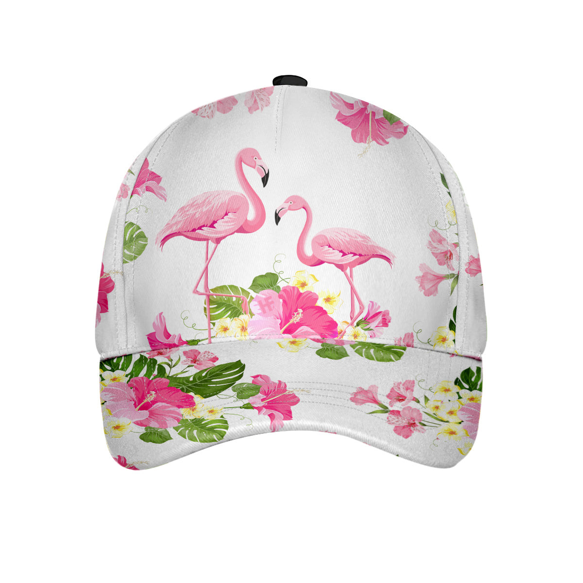 Tropical Flamingo Couple Classic Cap Flamingo Baseball Hat For Adults