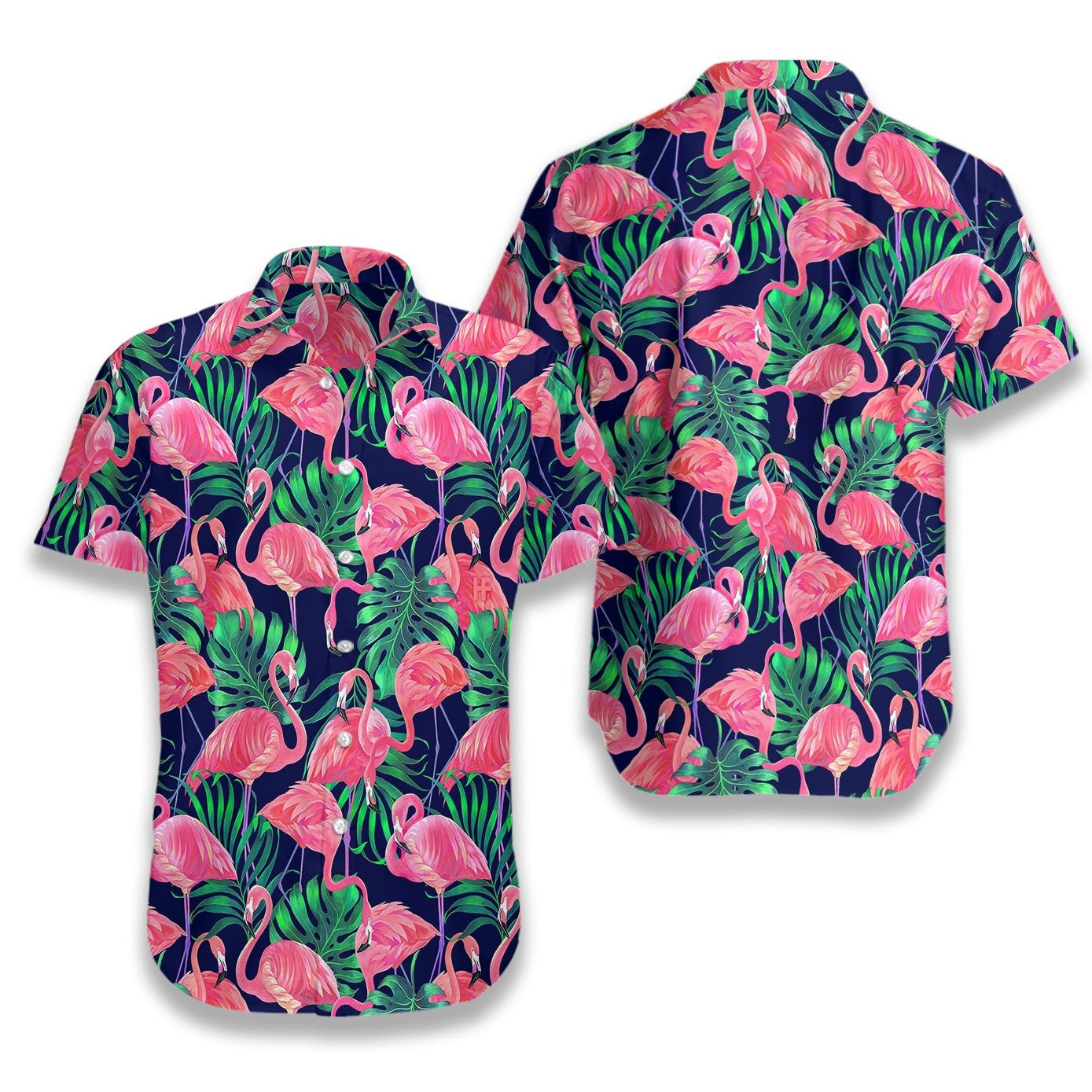 Tropical Flamingo Hawaiian Shirt Summer Aloha Shirt