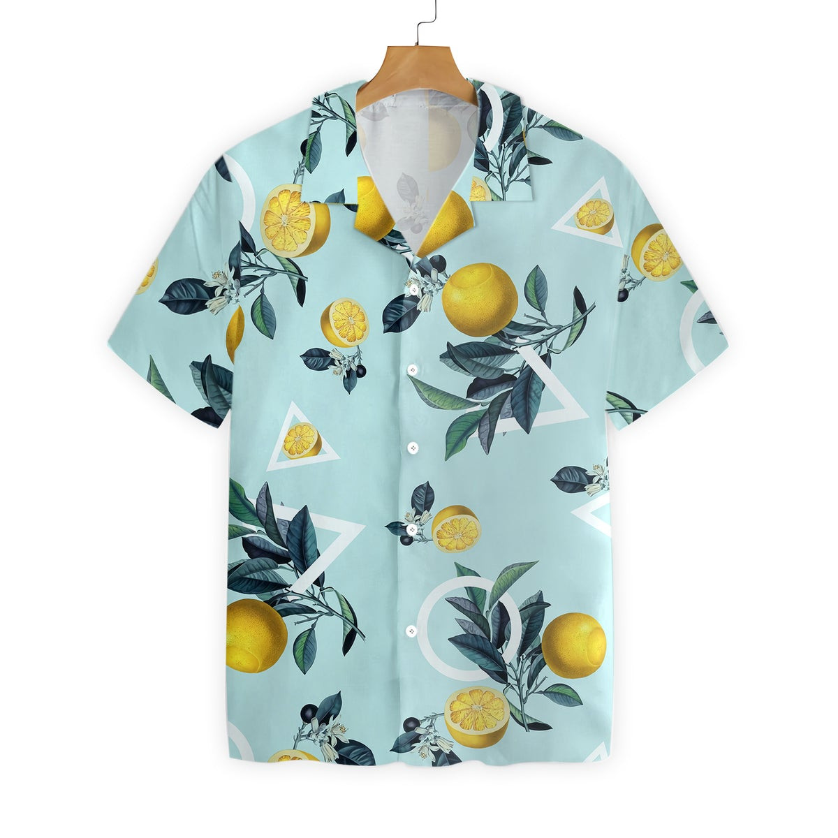 Tropical Lemon Pattern Hawaiian Shirt