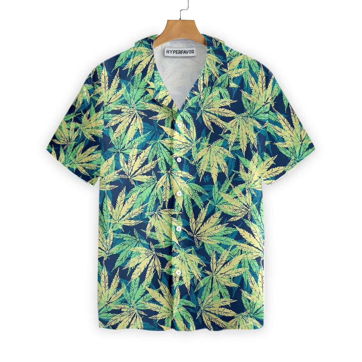 Tropical Marijuana Leaves Shirt For Men Hawaiian Shirt