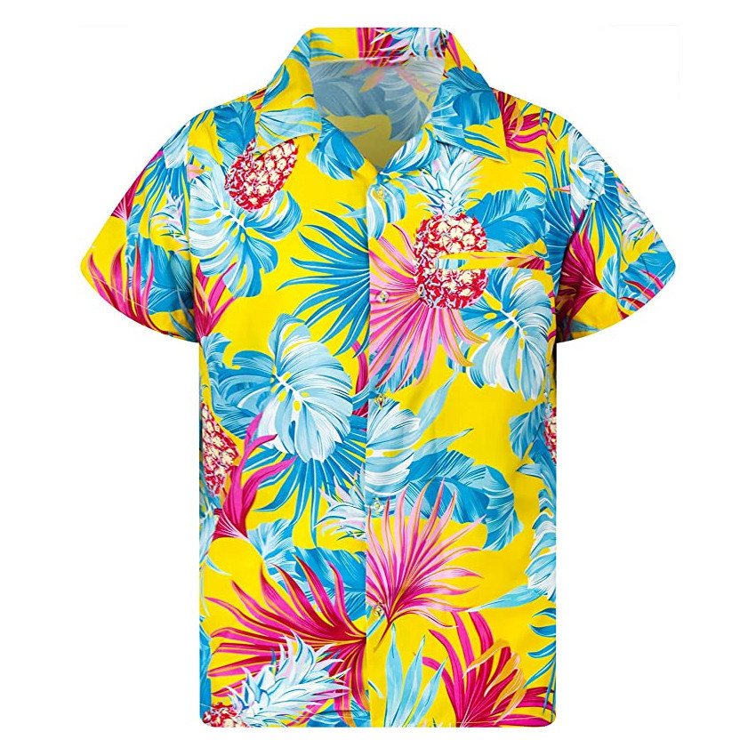 Tropical Pineapple Hawaiian Shirt Perfect Gift Ideas For Pineapple Lover Shirt for Men and Women