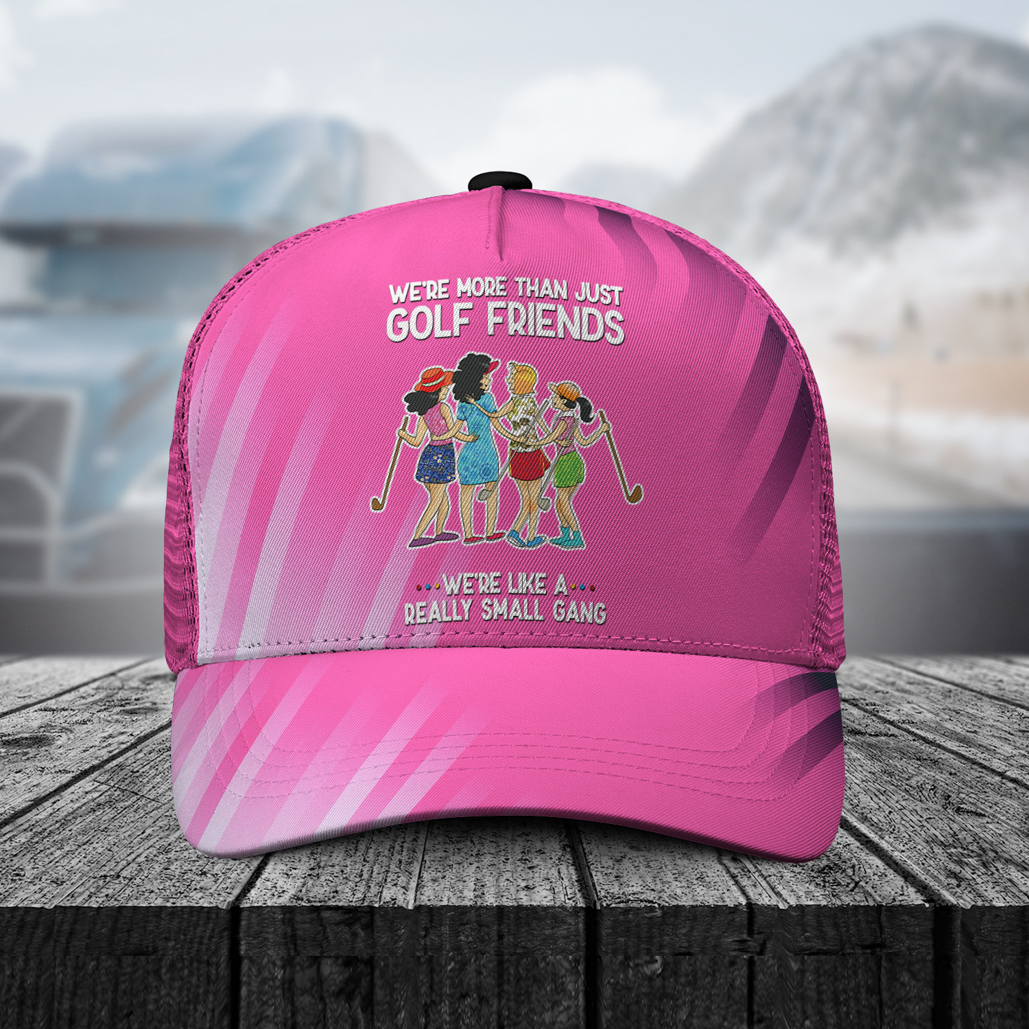 Trucker Cap Golf Friends Muticolor For Ladies Golf