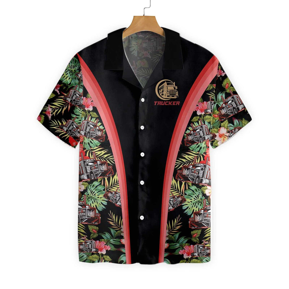 Trucker Tropical Hawaiian Shirt