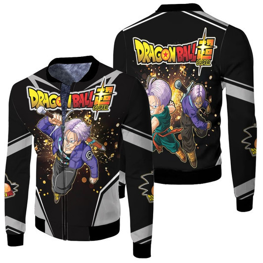 Trunks Future Saiyan Dragonball Super Fleece Bomber Jacket