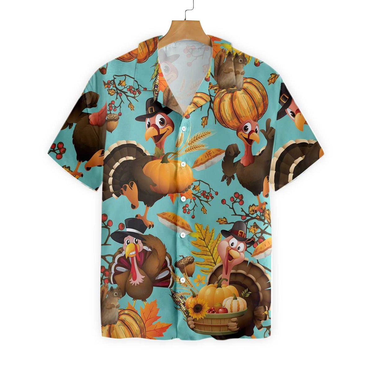 Turkey For Thanksgiving Hawaiian Shirt Thanksgiving Gobble Shirt Gift For Thanksgiving Day