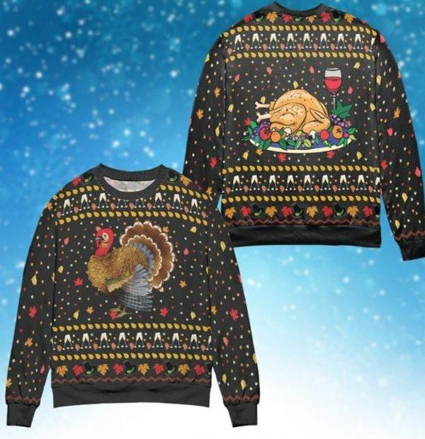 Turkey Ugly Christmas Sweater Ugly Sweater For Men Women
