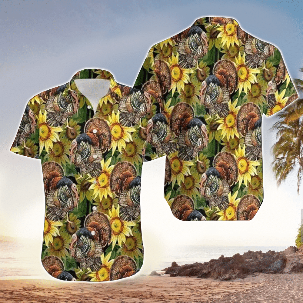 Turkeys Thanksgiving Hawaiian Shirt for Men and Women