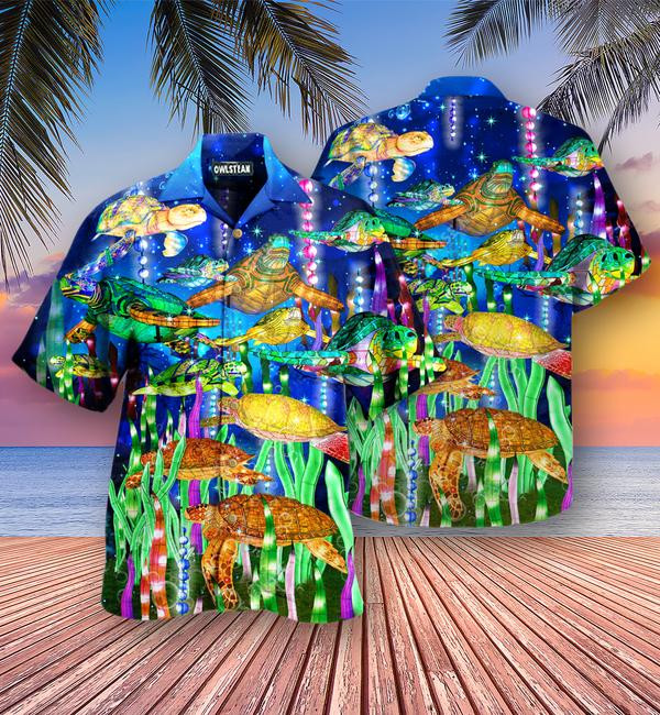 Turtle Find My Soul Into The Ocean Edition - Hawaiian Shirt - Hawaiian Shirt For Men