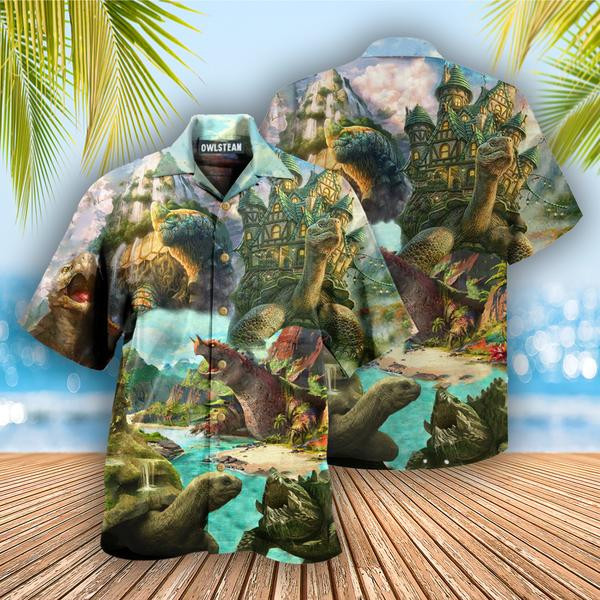 Turtle Giant Dreams Edition - Hawaiian Shirt - Hawaiian Shirt For Men, Hawaiian Shirt For Women, Aloha Shirt