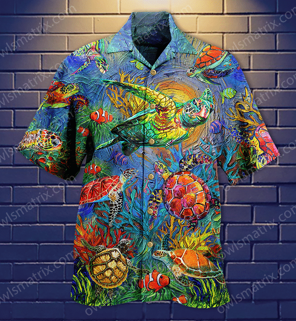 Turtle Have A Turtley Awesome Day Limited Edition - Hawaiian Shirt Hawaiian Shirt For Men, Hawaiian Shirt For Women, Aloha Shirt