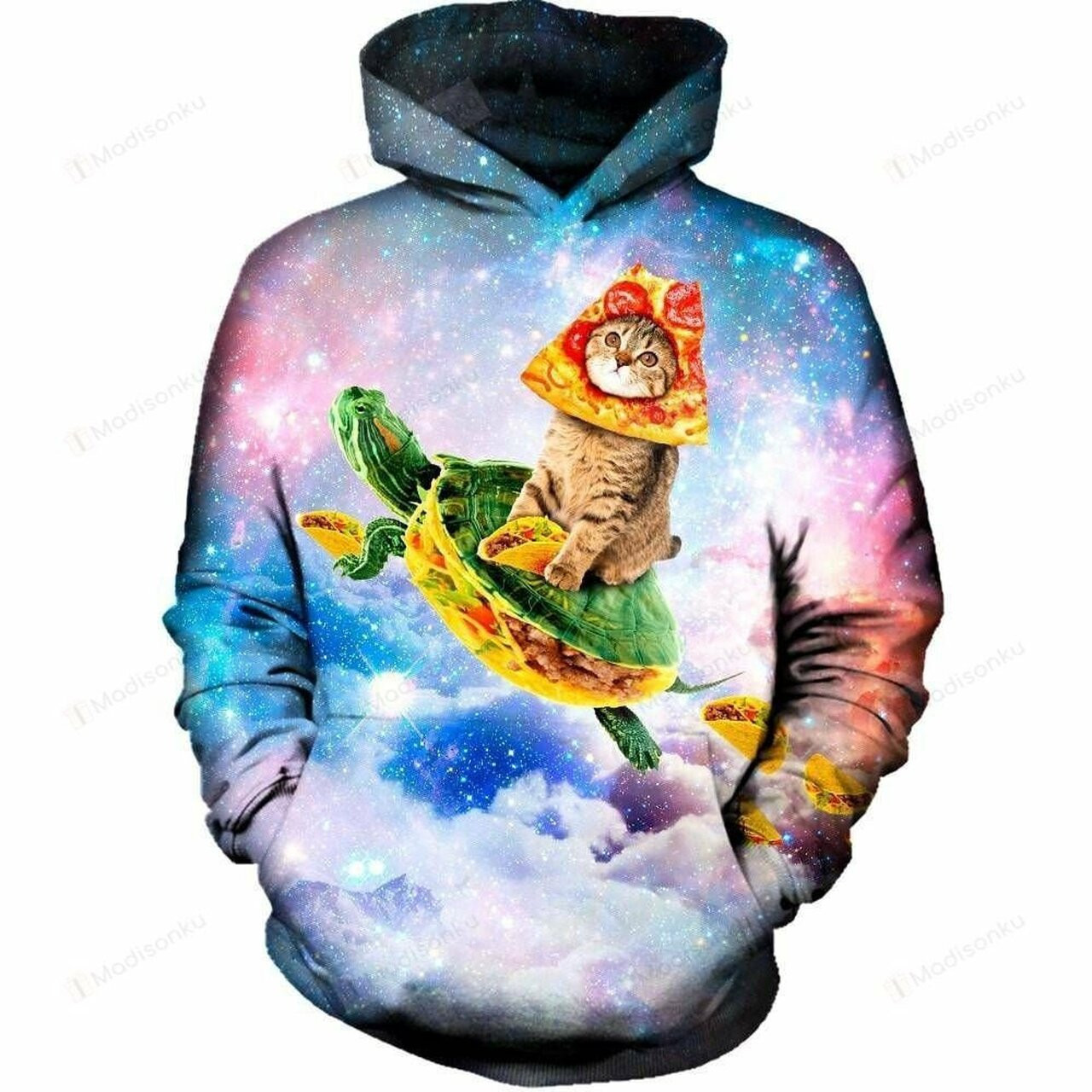 Turtle Taco Cat 3d All Over Print Hoodie
