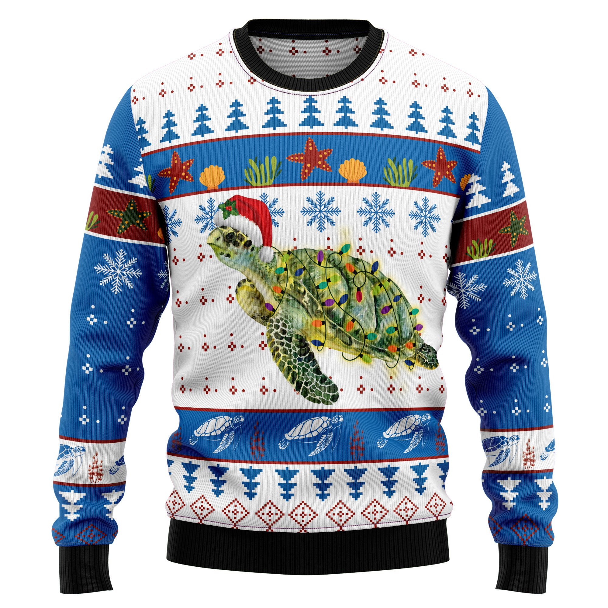 Turtle Xmas Ugly Christmas Sweater