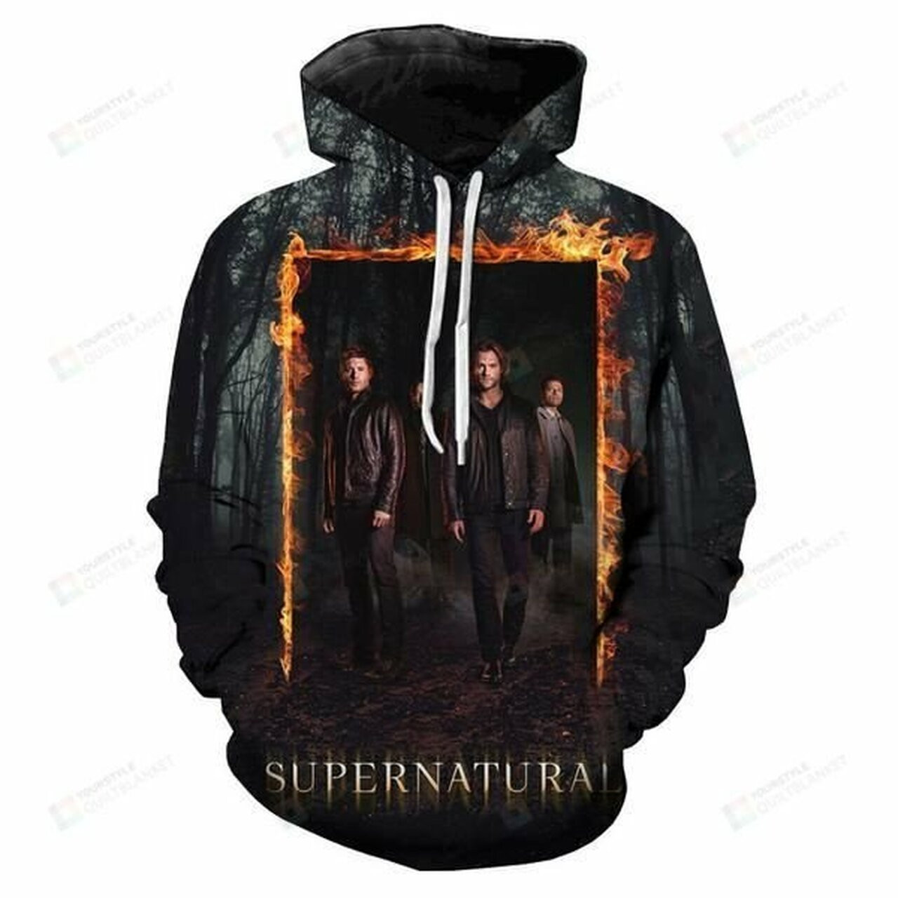 Tv Series Supernatural 3d All Over Print Hoodie